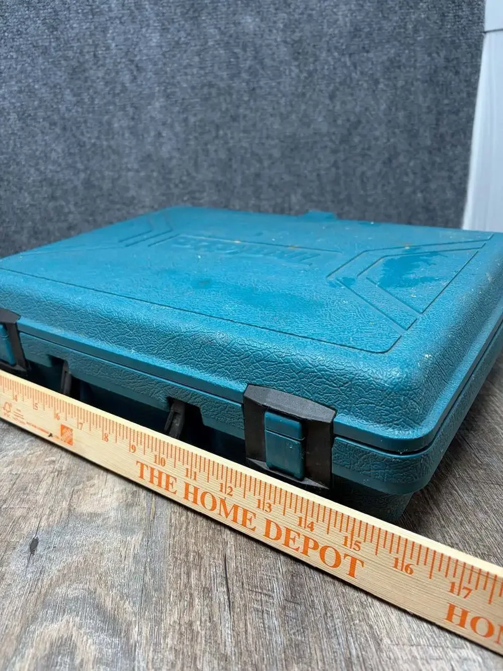 Makita Blue Hard Plastic drill  Tool Box Carrying Case Storage Box (Empty)